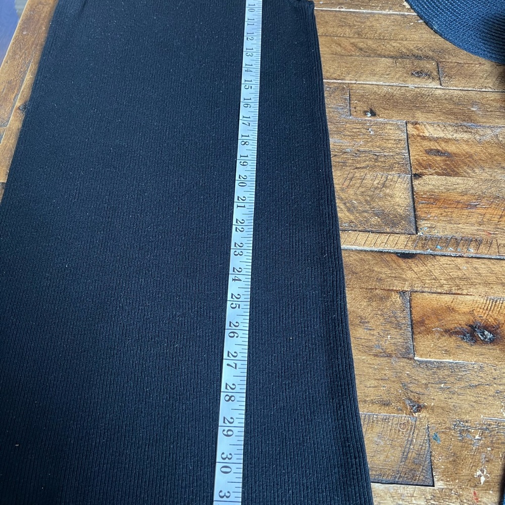 Mango Black Ribbed Mini Dress - Picture 4 of 6